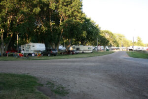 Lakeside campground at Black Hawk State Park.